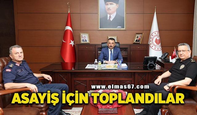 Zonguldak'ta Haftalık Asayiş ve Güvenlik Toplantısı gerçekleştirildi
