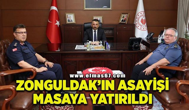 Zonguldak’ın asayişi masaya yatırıldı