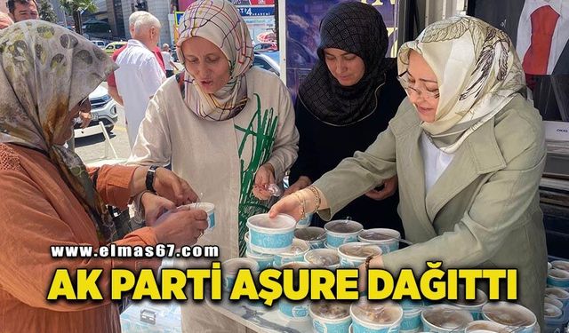 AK Parti, aşure dağıttı