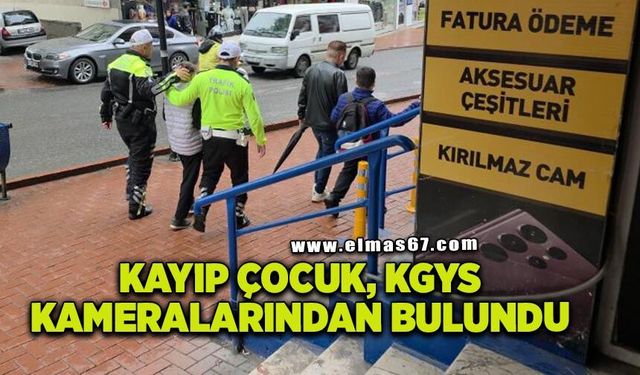 Kayıp ihbarı emniyeti harekete geçirdi, KGYS kameralarıyla bulundu