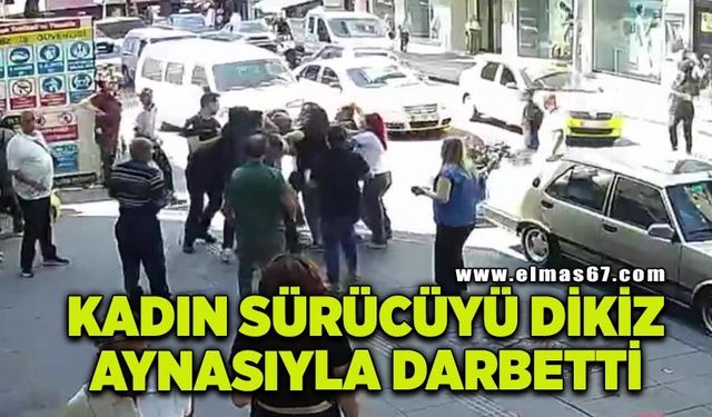 Kaza sonrası çıkan kavgada ortalık savaş alanına döndü: Kadın sürücüyü böyle darp etti