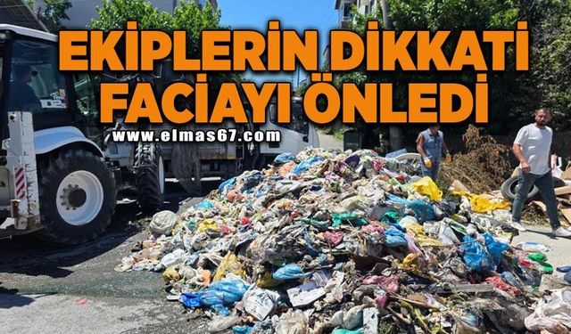 Ekiplerin dikkati faciayı önledi