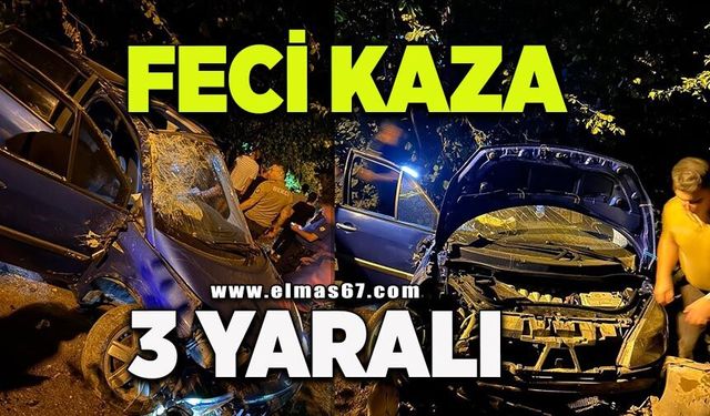 Kozlu’da feci kaza: 3 yaralı!