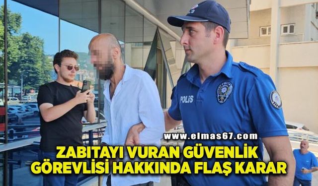 Meyve-sebze halinde zabıtayı vuran güvenlik görevlisi tutuklandı