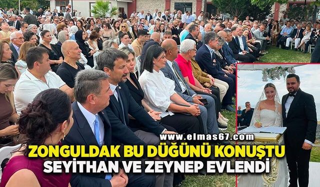 Erdem ailesinin mutlu günü: Yağız Seyithan Erdem ve Zeynep Sude Yamakoğlu, dünyaevine girdi