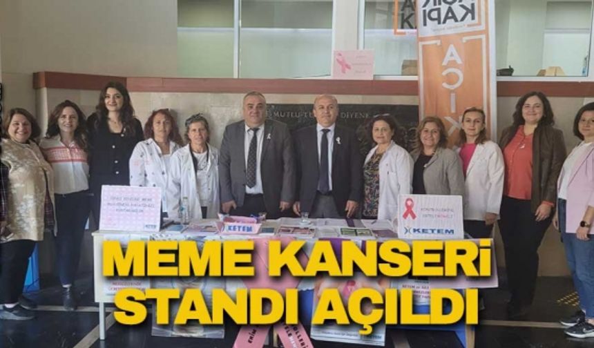 Meme Kanseri standı açıldı