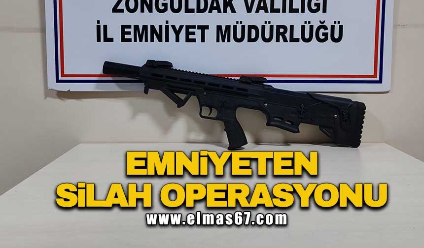 Emniyetten silah operasyonu