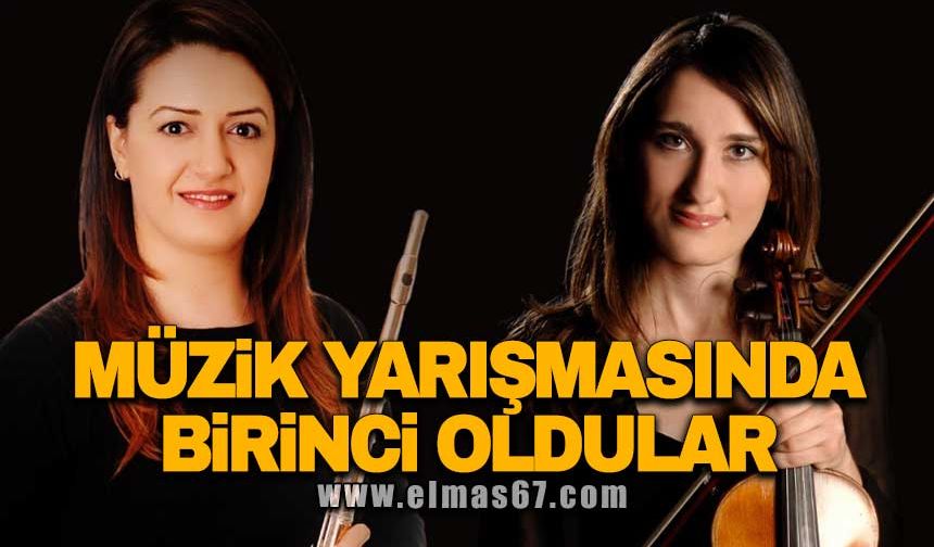 Müzik yarışmasında birinci oldular