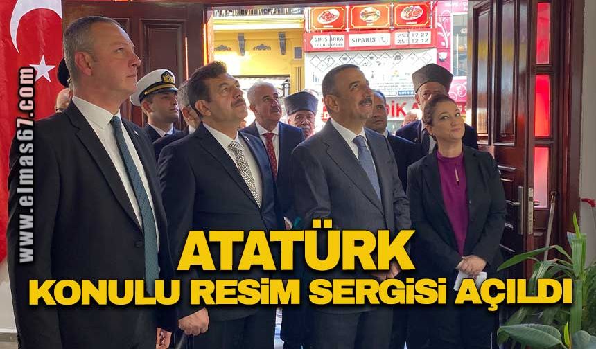 Atatürk konulu resim sergisi açıldı