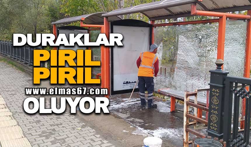 Duraklar pırıl pırıl oluyor