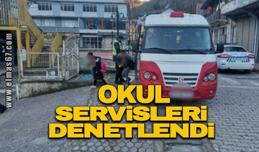 Okul servisleri denetlendi