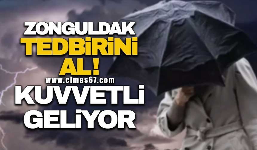 Zonguldak tedbirini al: Kuvvetli geliyor