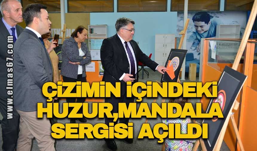 ‘Çizimin İçindeki Huzur, Mandala’ sergisi açıldı