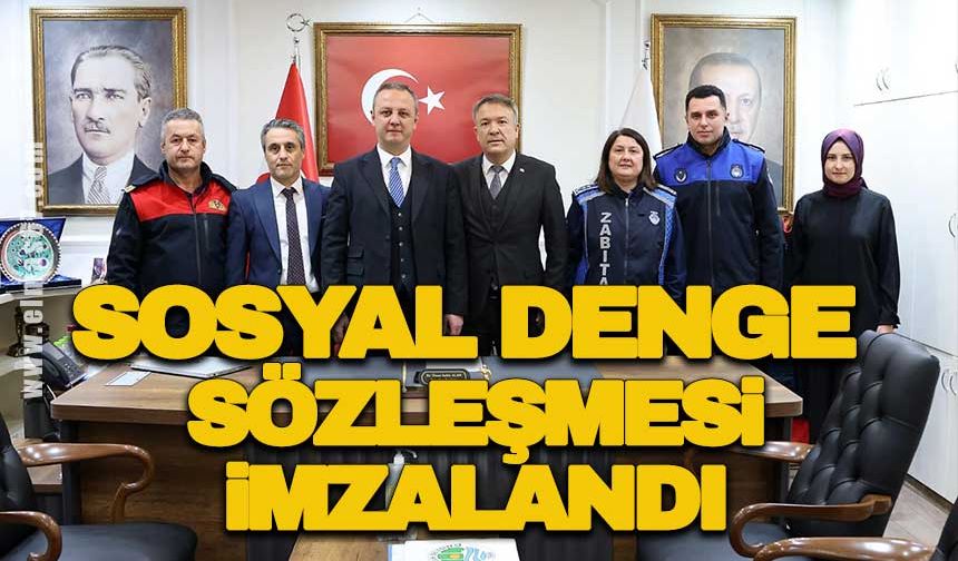 Sosyal denge sözleşmesi imzalandı