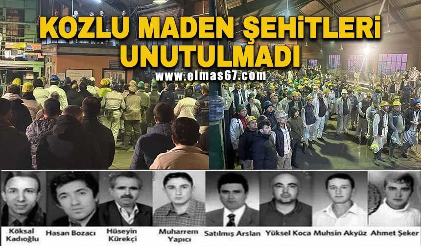 KOZLU MADEN ŞEHİTLERİ UNUTULMADI