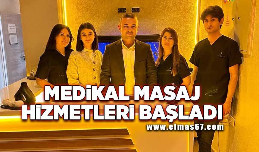 Spor merkezinde medikal masaj hizmetleri de başladı