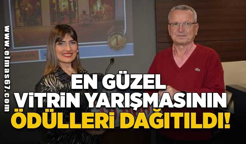 En güzel vitrin yarışmasının ödülleri dağıtıldı