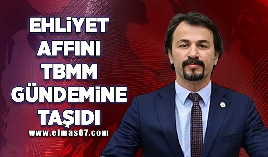 Ehliyet affını TBMM gündemine taşıdı