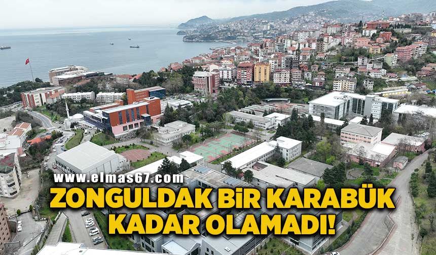 Zonguldak bir Karabük kadar olamadı!
