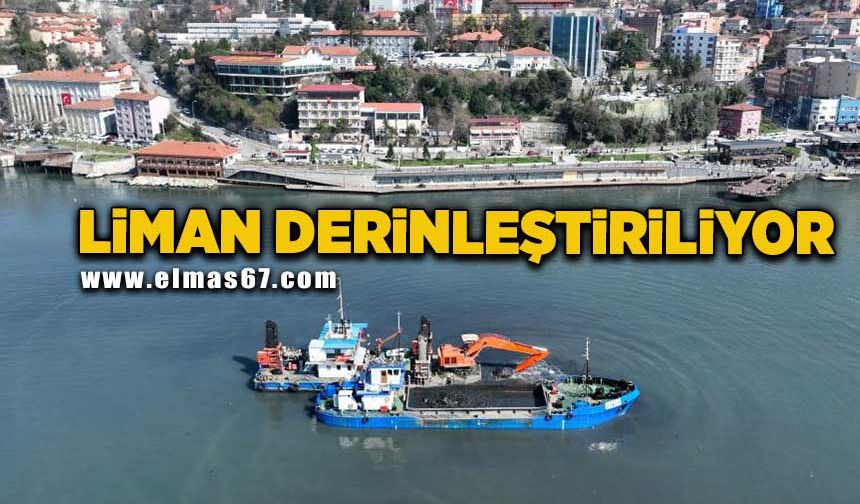 Zonguldak limanı derinleştiriliyor