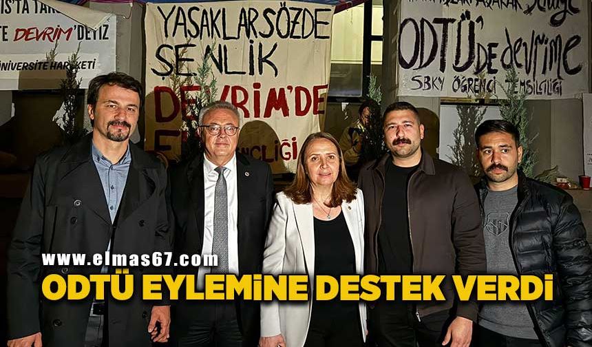 Zonguldak Milletvekili Eylem Ertuğrul’dan ODTÜ eylemine destek