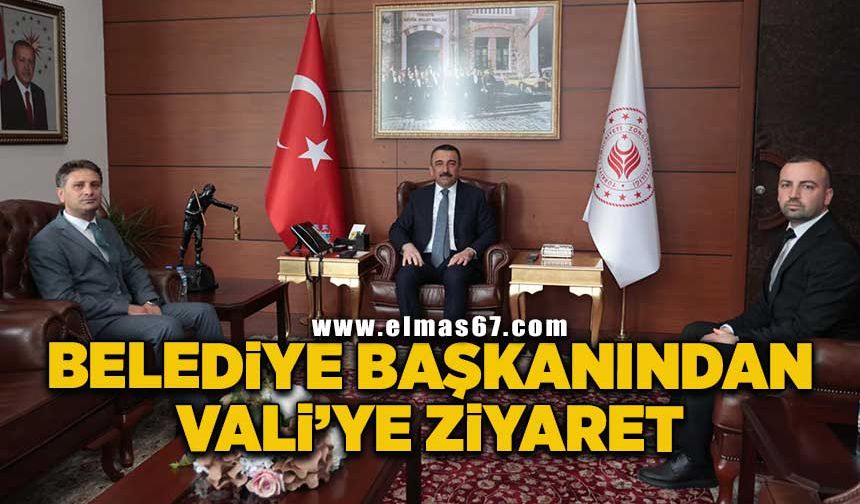 Belediye Başkanından Vali Osman Hacıbektaşoğlu’na ziyaret