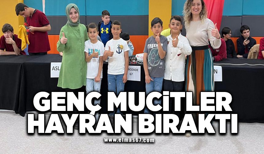 Genç mucitler hayran bıraktı!