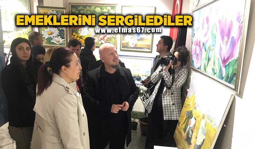 Zonguldak’ta kursiyerler emeklerini sergiledi