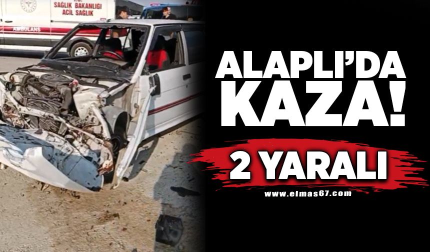 Alaplı'da kaza! 2 yaralı