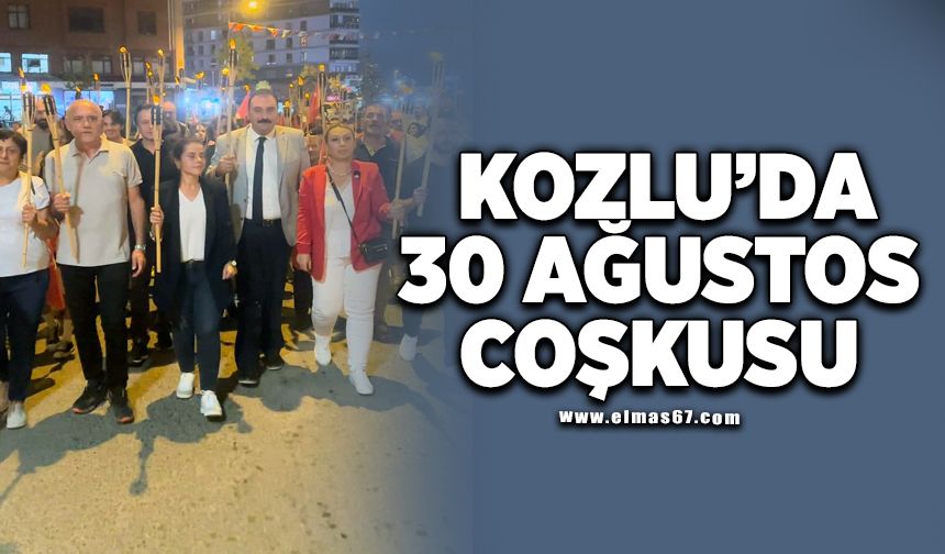 Kozlu'da 30 Ağustos Coşkusu