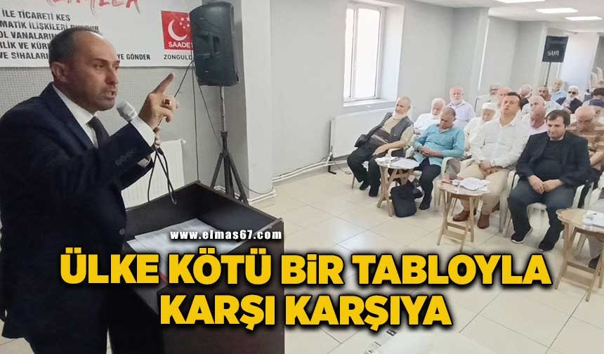 "Ülke gerçekten kötü bir tabloyla karşı karşıya"