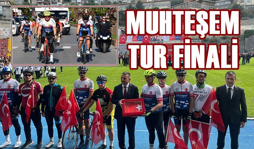 Cumhuriyet bisiklet turunda muhteşem final