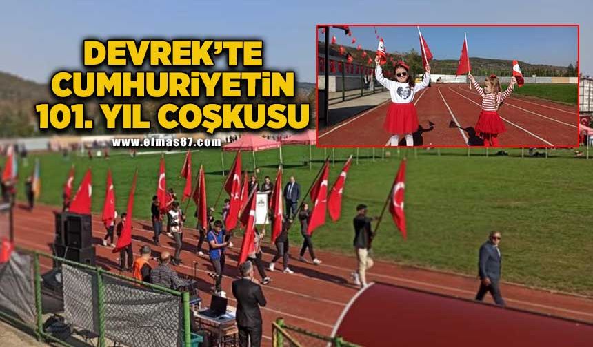 Devrek’te Cumhuriyetin 101. Yıl coşkusu