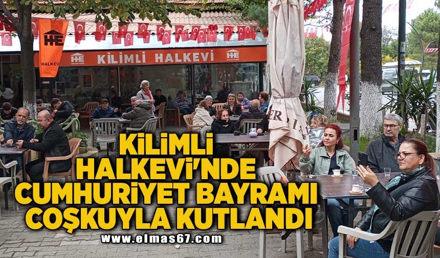 Kilimli Halkevi'nde Cumhuriyet Bayramı coşkuyla kutlandı