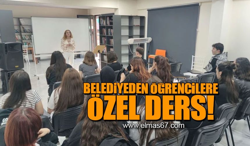 Belediyeden öğrencilere özel ders!