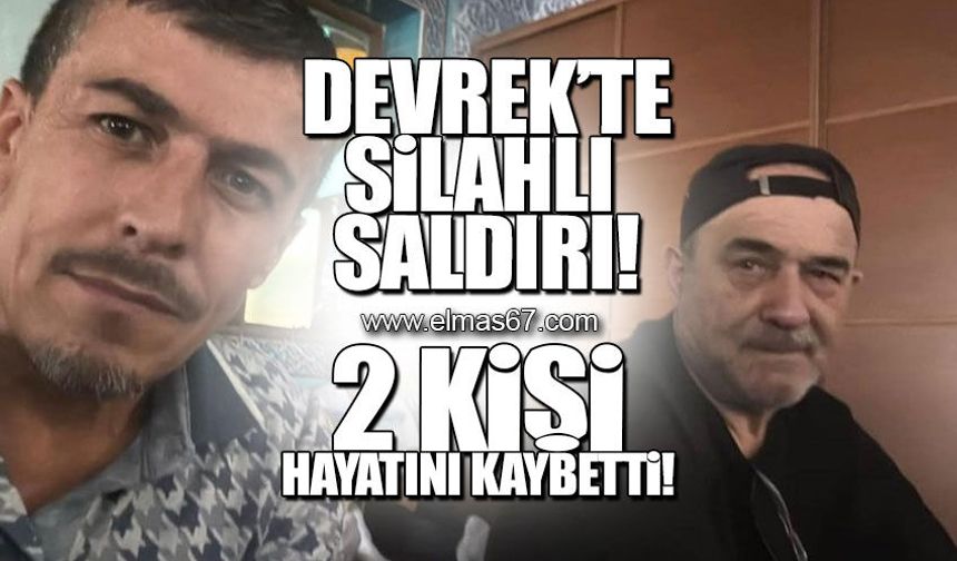 Devrek'te silahlı saldırı! 2 kişi hayatını kaybetti!