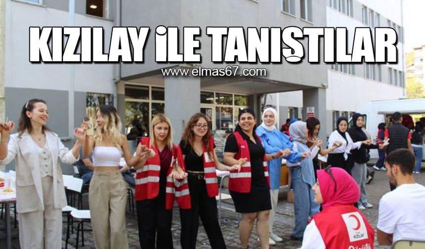 Kızılay ile tanıştılar!