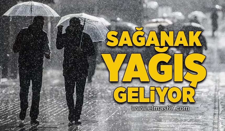 Dikkat... Sağanak yağış geliyor!