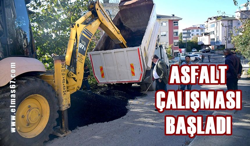 Asfalt çalışmaları başladı: Ekipler iş başında!