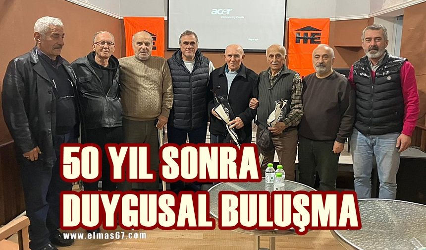 50 yıl sonra duygusal buluşma!