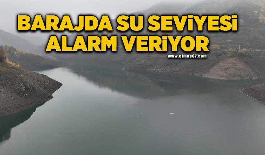 Barajda su seviyeleri alarm veriyor