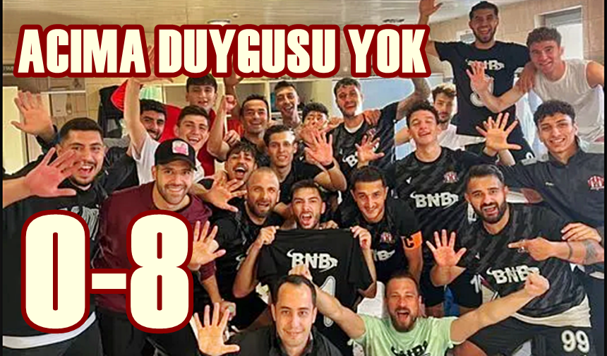 Lider deplasmanda rakibini 8-0 yendi: Acıma duygusu yok!