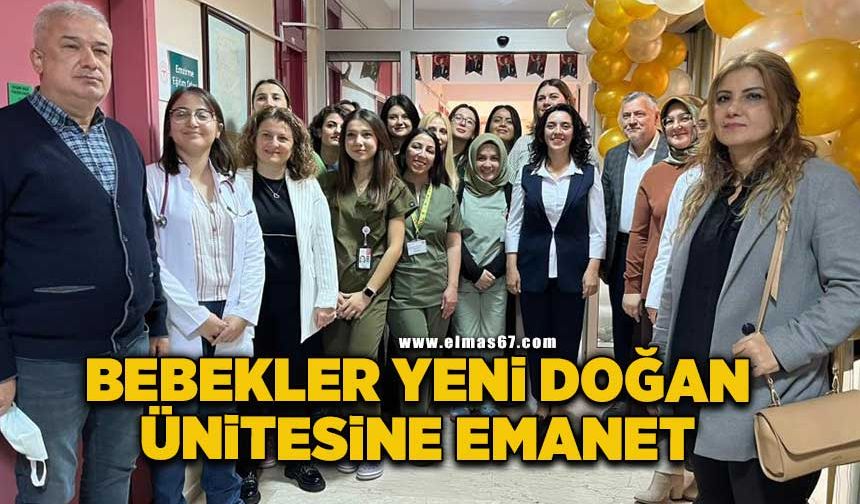 Bebekler hizmete giren yeni doğan ünitesine emanet