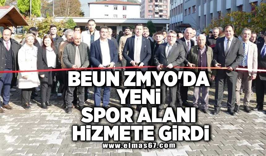 BEUN ZMYO'DA YENİ SPOR ALANI HİZMETE GİRDİ