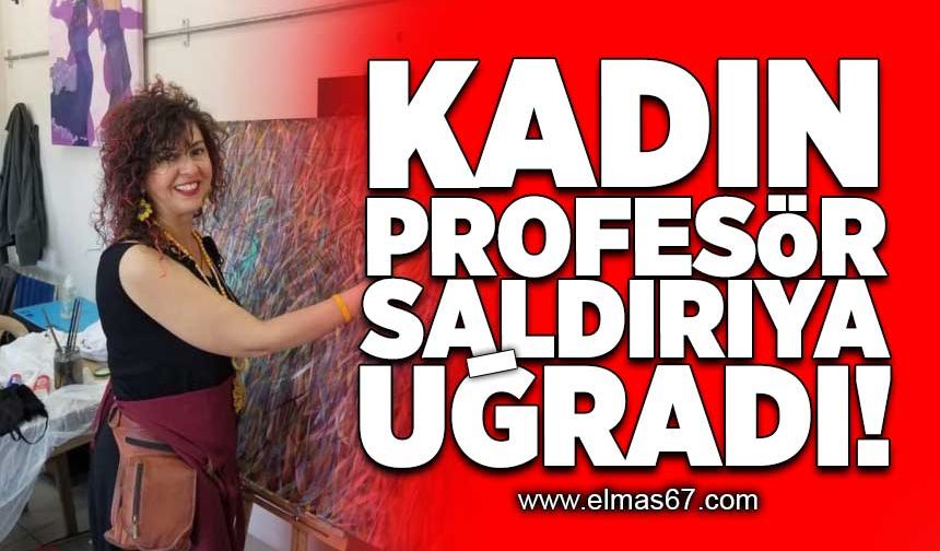 Kadın profesör saldırıya uğradı!