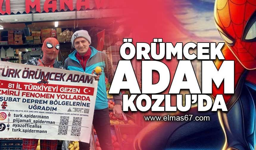 Örümcek adam Kozlu'da