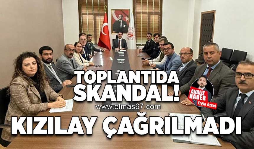 Toplantıda skandal... Kızılay çağrılmadı!