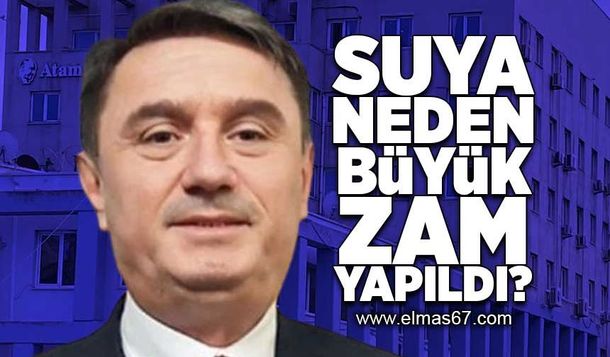 Suya neden büyük zam yapıldı?