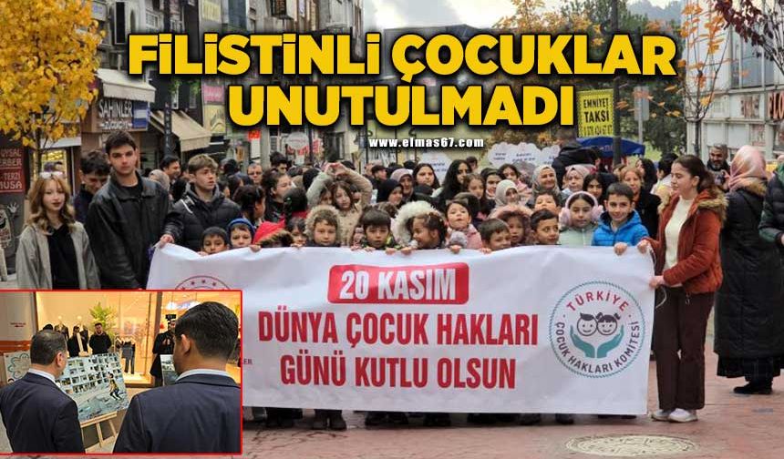 Dünya Çocuk Hakları Günü'nde Filistinli çocuklar unutulmadı