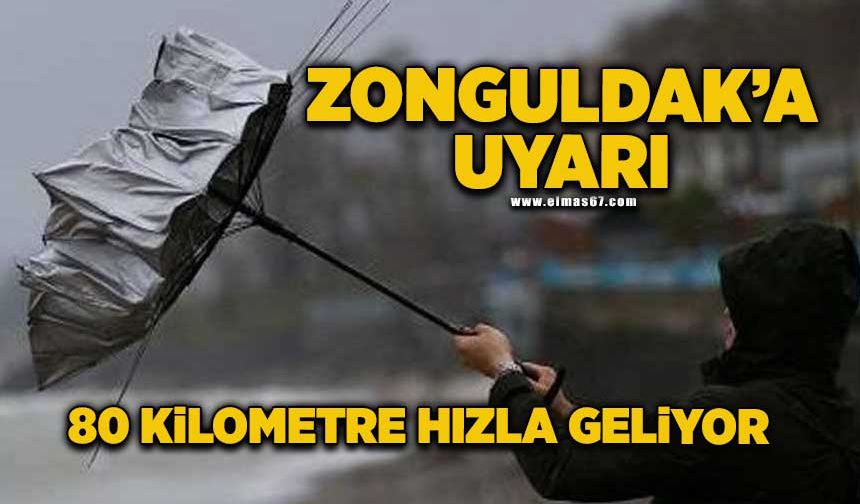 Zonguldak’a saatte 80 kilometre hızla geliyor